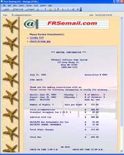 Sample FRSemail Letter